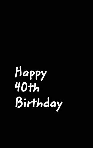 Cover for Happy 40th Birthday