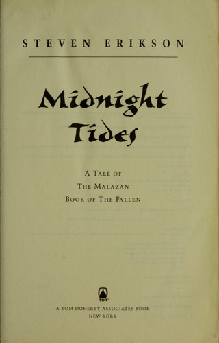 Cover for Midnight tides