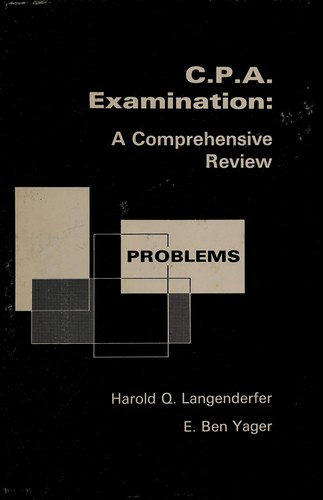 Cover for C.P.A. examination
