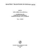 Cover for Shastric traditions in Indian arts