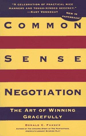 Cover for Common Sense Negotiation