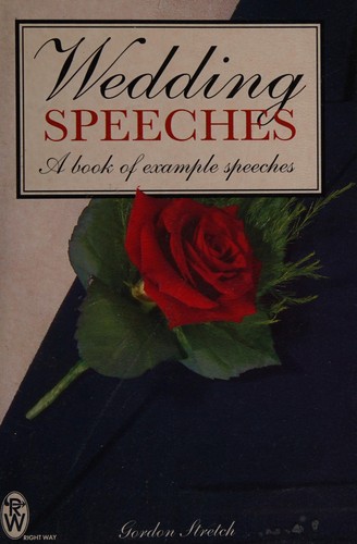 Cover for Wedding speeches