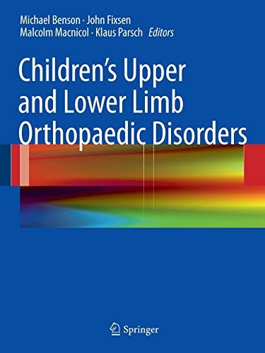 Cover for Children's Upper and Lower Limb Orthopaedic Disorders