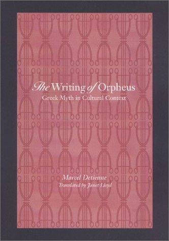 Cover for The Writing of Orpheus