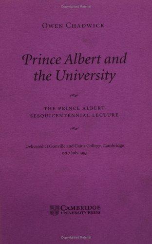 Cover for Prince Albert and the University