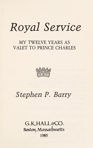 Cover for Royal Service
