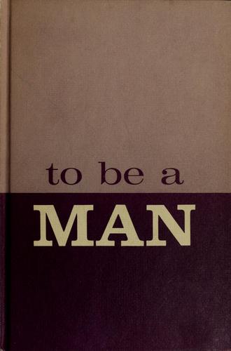 Cover for To be a man.