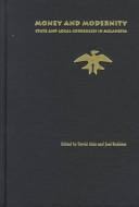 Cover for Money and modernity