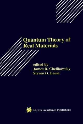 Cover for Quantum theory of real materials