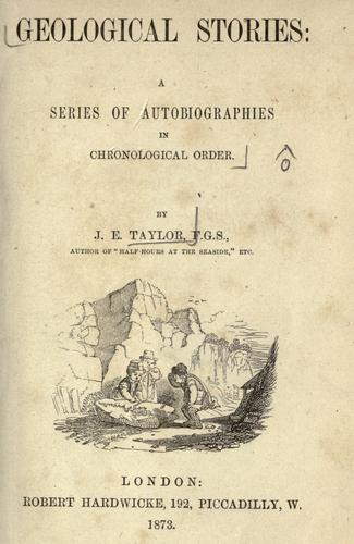 Cover for Geological stories