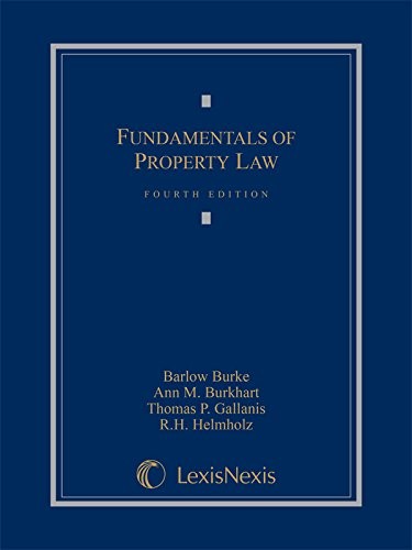Cover for Fundamentals of property law