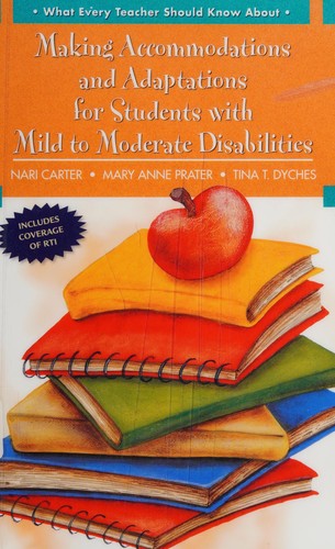 Cover for Adaptations and Accommodations for Students with Mild to Moderate Disabilities