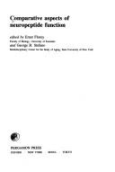 Cover for Comparative aspects of neuropeptide function