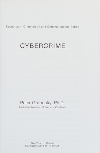 Cover for Cybercrime