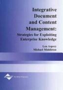 Cover for Integrative document & content management