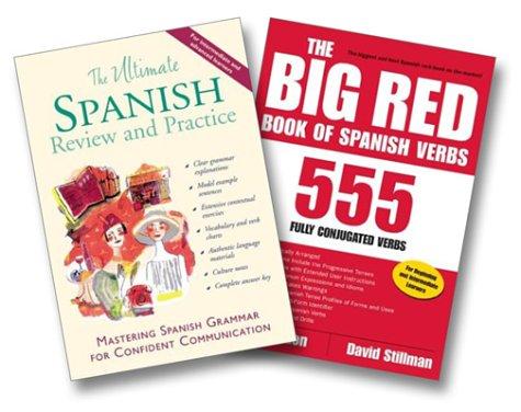 Cover for Gordon Ultimate Spanish Grammar Powerpack Two-Book Bundle (The Big Red Book of Spanish Verbs, The Ultimate Spanish Review and Practice)