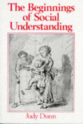 Cover for The Beginnings of Social Understanding