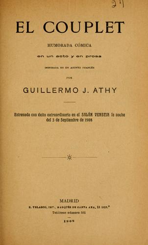 Cover for El couplet