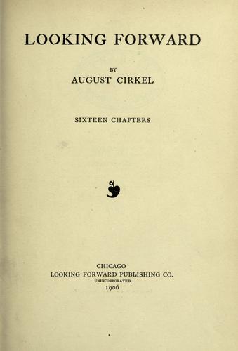 Cover for Looking foreward