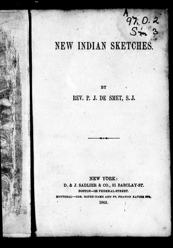 Cover for New Indian sketches