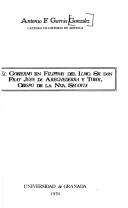 Cover for El gobierno en Filipinas del Ilmo. Sr. Don Fray Juan de Arechederra y Tovar, Obispo de la Nva. Segovia