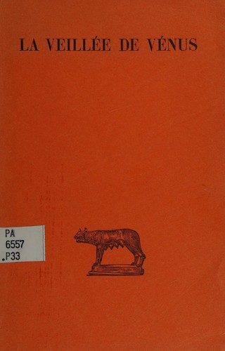 Cover for La veillée de Vénus