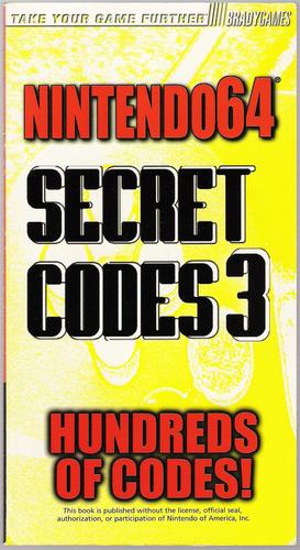 Cover for Nintendo 64: Secret Codes 3
