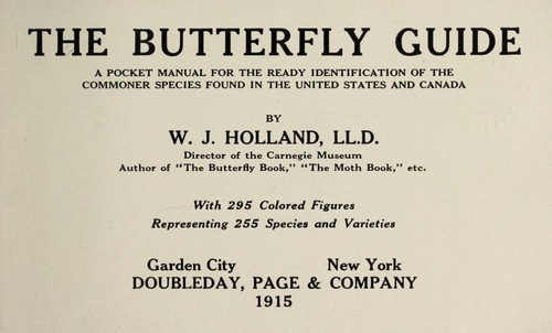 Cover for The butterfly guide
