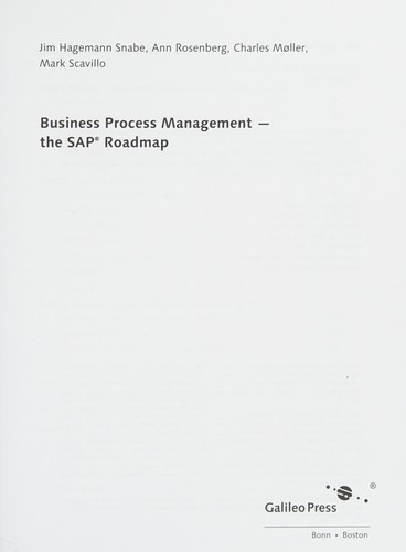 Cover for Business Process Management - The SAP Roadmap