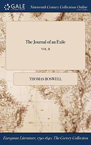 Cover for The Journal of an Exile; VOL. II