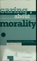 Cover for Caring about morality