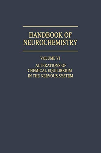 Cover for Alterations of Chemical Equilibrium in the Nervous System