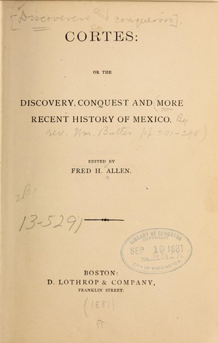 Cover for Cortes