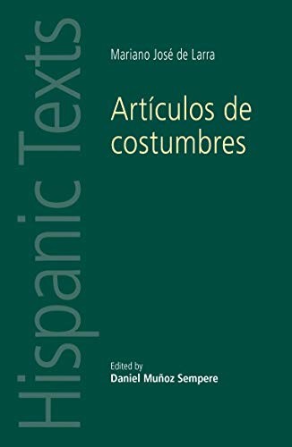 Cover for Artículos de costumbres