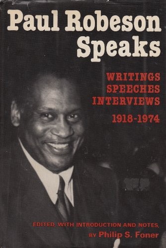 Cover for Paul Robeson speaks