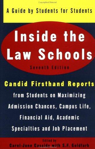 Cover for Inside the Law Schools