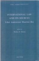 Cover for International law and its sources