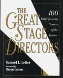 Cover for The great stage directors