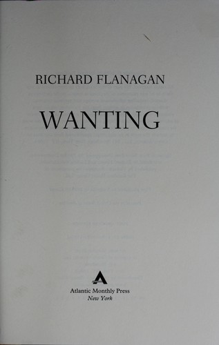 Cover for Wanting