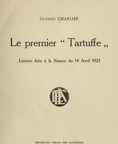 Cover for premier "Tartuffe".