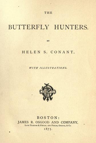 Cover for The butterfly hunters