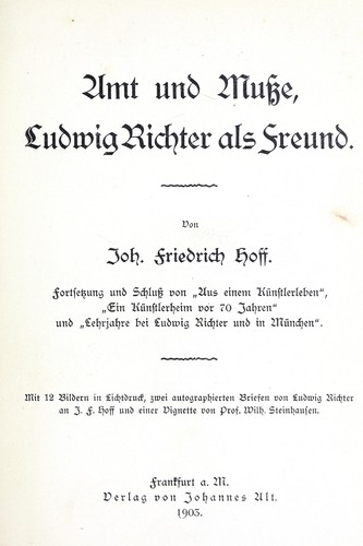 Cover for Amt und Musse