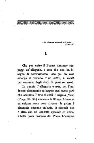Cover for Sistema dell' arte allegorica nel poema dantesco