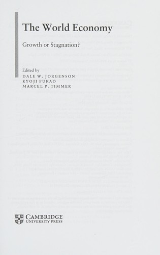 Cover for World Economy