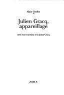 Cover for Julien Gracq, appareillage