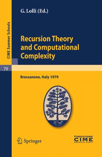 Cover for Recursion Theory and Computational Complexity