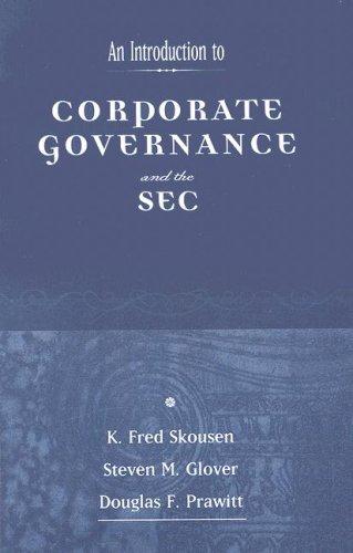 Cover for Introduction to the SEC and Corporate Governance