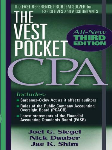 Cover for The Vest Pocket CPA