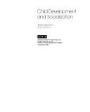 Cover for Child development and socialization