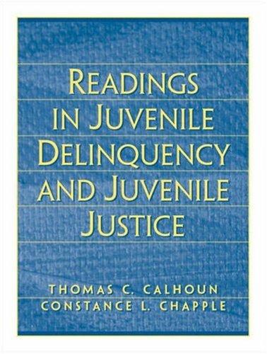 Cover for Readings in Juvenile Delinquency and Juvenile Justice